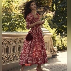 Doen - Bijou Dress -  Red Oak Bluffs Floral - Small - Preowned